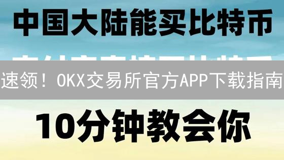 速领！OKX交易所官方APP下载指南：新手也能轻松上手！