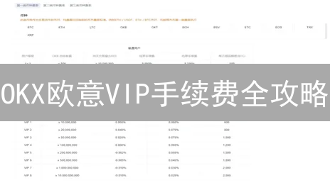 OKX欧意VIP手续费全攻略：如何省钱？大额交易深度解析！